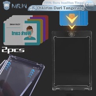 35PT Magnet Magnetic Card Holder Case 2pcs Tcg Sport Kpop Photocard Pokemon Mtg Acrylic Card Slab