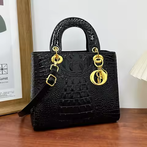 Luxury Woven Lady Dior Style Bag for Women Large Capacity Shoulder Crossbody Tote Purse Unique Desig