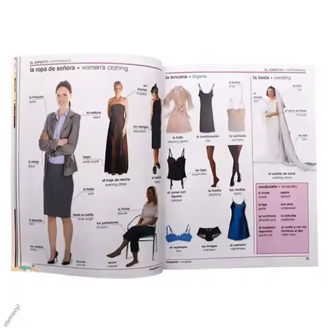 Books forDK Spanish-English Bilingual Visual Dictionary Bilingual Contrastive Graphical Dictionary B