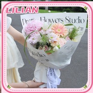 20pcs Printed Thickened Waterproof Wrapping Paper Flower Boquet Wrapper Festival Bouquet Packaging