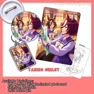 Tanino Gimlet Uma Musume Pretty Derby Anime Collectible Photocard Button Pin Keychain - PNG Hobby