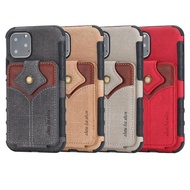 4957可插卡八達通皮套手機電話殼IPHONE SE2 11 PRO 7 8 X PLUS XS XR MAX