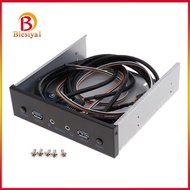 [Blesiya] 2Port USB 3.0 Front Panel Expansion Bay Hub AUDIO 3.5mm & Power Switch