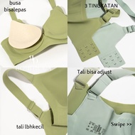 new jennie bra seamless kait push tanpa kawat bra zero feel wanita