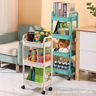 Trolley Rack Kitchen Multi-Layer Floor Book Snack Beauty Salon Movable Storage Rack Trolley