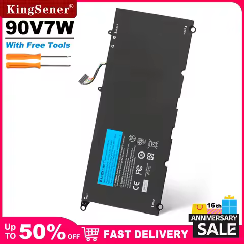 KingSener 90V7W JHXPY JD25G 090V7W Laptop Battery For Dell XPS 13 9343 XPS13 9350 13D-9343 P54G 0N7T