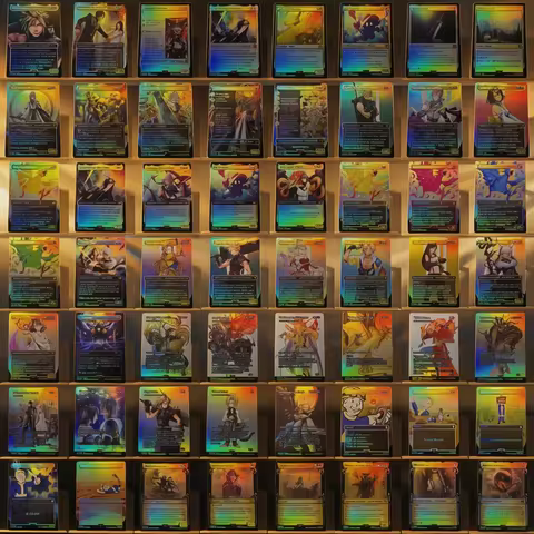 FCA FIN FIC PIP LTR FOIL4-002 magical cards Ancient Copper Dragon Tcg proxy Traveling Chocobo Celes,