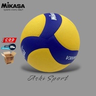 [PREMIUM ORIGINAL] ORIGINAL MIKASA V300W Volleyball V300W Size 5 Extra Free