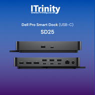 Dell Pro Smart Dock SD25 Docking ด็อกกิ้งสเตชั่น USB-C 6K130W รองรับ 4 จอ/2.5GbE รับประกัน 3 ปี