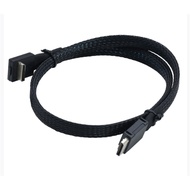 PCIE Oculink SAS Cable SFF 8611 4I 42P to SFF-8611 4I Cable 90 Degree Server High Speed Cable Male t