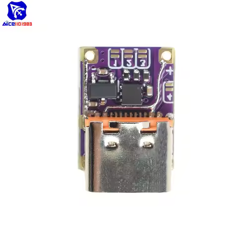 PD3.0 PD3.1 QC3.0 Fast Charging Module 5A DC 5V/9V/12V/15V/20V/28V/36V/48V to 5V Voltage Trigger Ada