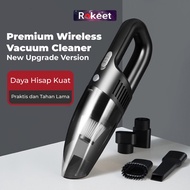 Rokeet Wireless Vacuum Cleaner Penyedot Debu Kuat 7000PA Portable Mini Penghisap Debu Tanpa Kabel Re