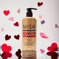 MISO เคราตินสดแท้-สำหรับผมแห้งเสียมาก เพื่อทดแทนการยืด สำหรับผมที่ผ่าน ฟอก ย้อมสีบ่อย ปลายช้อต