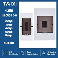 2/4/6/8 Ways Electrical Distribution Box Circuit Breaker MCB Power Plastic Junction Wire Box