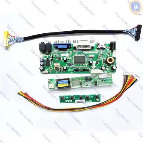 LCD controller board Driver Board Monitor Kit for LTN154X3 1280X800 HDMI-compatible+DVI+VGA+Audio