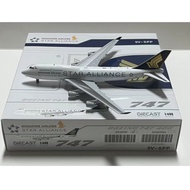 Ready Stock JC Wings 1: 400 Singapore Airlines B747-400 9V-SPP Model Star Alliance