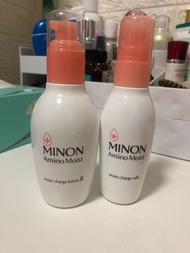 Minon乳液及爽膚水  8成新