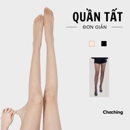 [1 Pair] ChaChing Transparent Leather Women's Tights, Women's Leather Tights, Super Tough, Anti-Scra