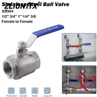 ZLION1TX Stainless Steel Ball Valve, 2P High Temperature Resistance Full Port Ball Valve, 1/2" 3/4" 