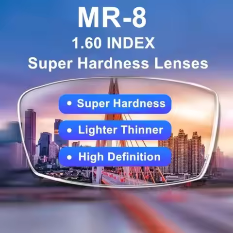 VICKY MR-8 Super Tough Lenses Anti-blue Ray Anti-scratch Aspheric Optical Prescription Lenses Anti R