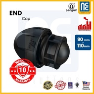 HDPE Poly Pipe connector Compression Poly Pipe Fitting End Cap Sambungan Paip Air 90mm 110mm