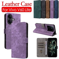 For VivoV60Lite 5G Flip Leather Phone Case For Vivo V60 Lite V60Lite V 60 VivoV60 Lite VivoV60Lite 2