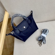 100% แท้ Longchamp Official Store ของแท้ กระเป๋า Très Paris L1500 598 Mini สั้นกันน้ำกระเป๋าไนลอน Cr