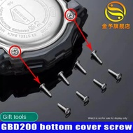 For G-SHOCK GBD-200 bottom cover screws Casio GGBD-200 watch case rear cover bottom cover screw repa