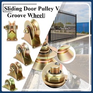 Sliding Door Pulley V Groove Wheel 1.2 Inch-3 Inch Smooth Sliding Gate Roller Wheel
