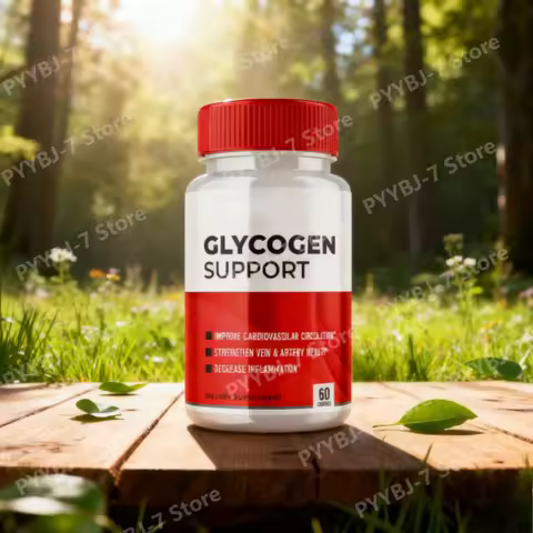 Glycogen Support Dietary Supplement Capsules with Vitamin B6 B12 Lutein Zeaxanthin Cleanse Control R