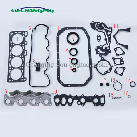 4G32 G32B For MITSUBISHI L200 L300 GALANT 1.6 Full Set Engine Parts Overhaul Package Engine Gasket M