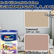 ICI DULUX INSPIRE INTERIOR GLOW 18 Liter Camelcoat / Brownnington Court