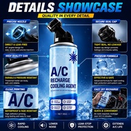 R134a Car Air Conditioner Recharge Cooling Agent DIY A/C Recharge Leak Stop Aircond Gas Booster Peny