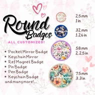 32MM Customized Badge Pin, Badge Magnet Button Pin, Button Magnet