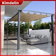 KIMDELIN Outdoor Sunshade Outdoor Aluminum Alloy Gazebo Relax Tent 3Mx4M
