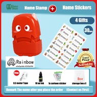 DIY Customized Name Stamp For Kids ClothingWaterproof Rubber StampClothing Stamp Name Chop Seal For 