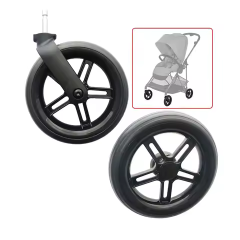Stroller Wheel For Melio Series Prams Compatible Cybex Melio 2/3/Carbon Fibre Cart With Axle Bearing