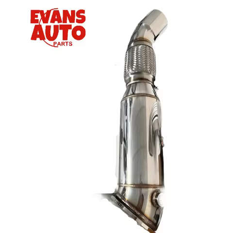 4.5" SS Turbo Catless Stainless Steel Downpipe For BMW B58 M240i 340i 440i 540i 740i F&G Series 2016