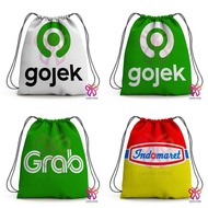 Drawstring Bag Gojek Grab Indomaret Drawstring Bag