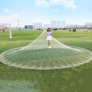 Fishing Net Frisbee Manual Fishing Net High Strength Line Fishing Net Durable Colorful Fishing Net