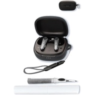 Silicone Case Compatible with EarFun Air Pro 3 with Keychain,Cleaning Kit and Lanyard, Soft Protecti