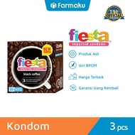 Fiesta Black Coffe Kondom 3 Pieces