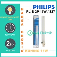 Philips pls pl-s 2P 11 Watt 11W 11 W 11Watt Yellow 2700K Fitting G23 Philips 2 Pin Plug Lamp