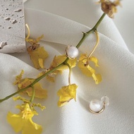 擁抱幸福耳環- 18K純金日本Akoya