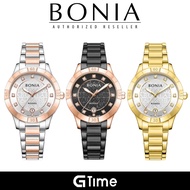 [Official Warranty]Bonia BNBR196 Series Women's 34mm Monogram Stainless Steel Watch Water Resistant 