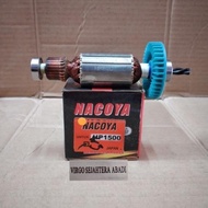 Nacoya Armature Angker Hp1500 Untuk Mesin Bor 13Mm Makita Hp 1500