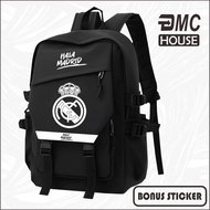 Real Hala Madrid Football School Work College Backpack