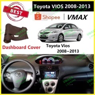 Toyota VIOS 2008~2013 Dashboard Cover Pad Leather Car Accessories Interior Sun Visor Anti Skid Mat F