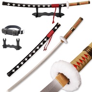 Forgemith Bamboo Anime Cosplay Swords：Roronoa Zoro/Kitetsu/Yama Enma/Trafalgar Law/Kozuki Oden/Edwar