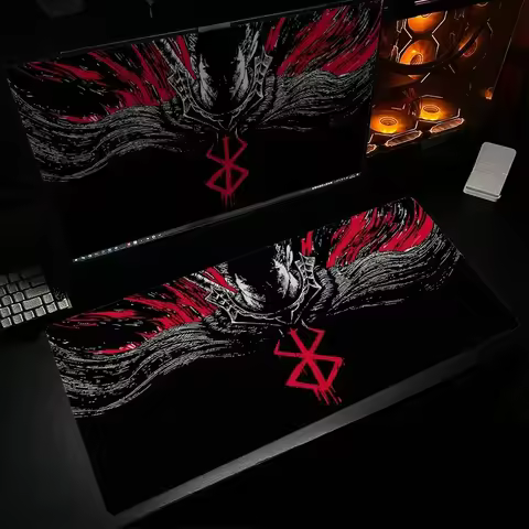 Mouse Pad Computer Gaming Accessories Varmilo Keyboard MousePad CS GO LOL Mouse mat Berserk Guts Ani